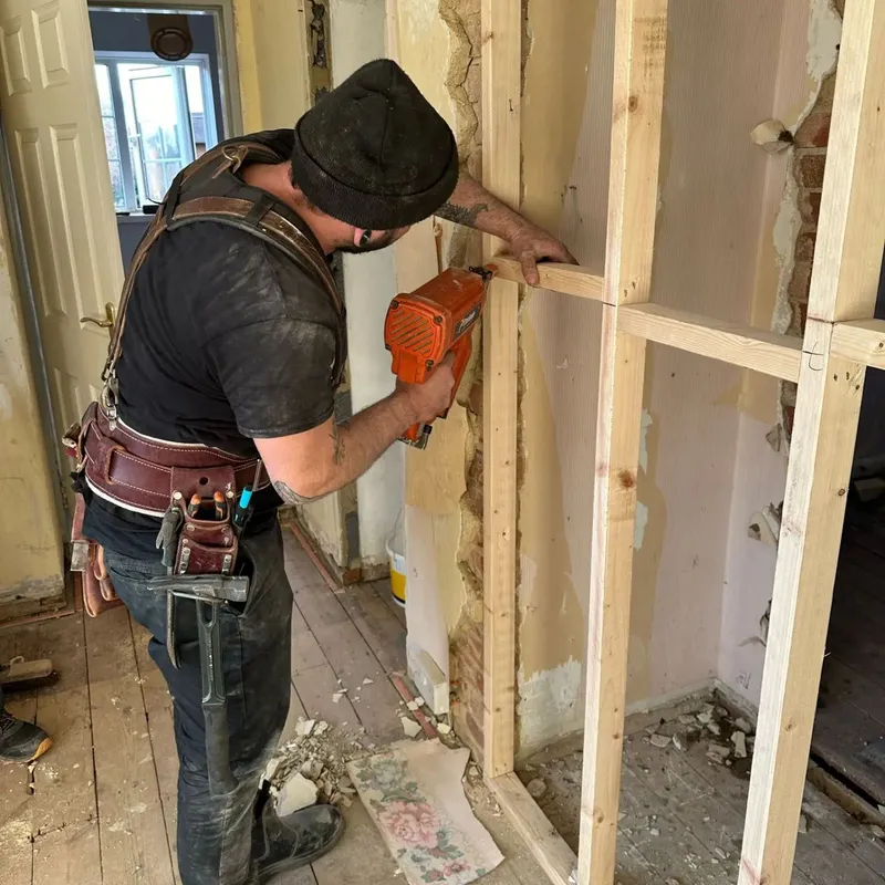 Stud Wall Partition - Bryn Harcombe Carpentry